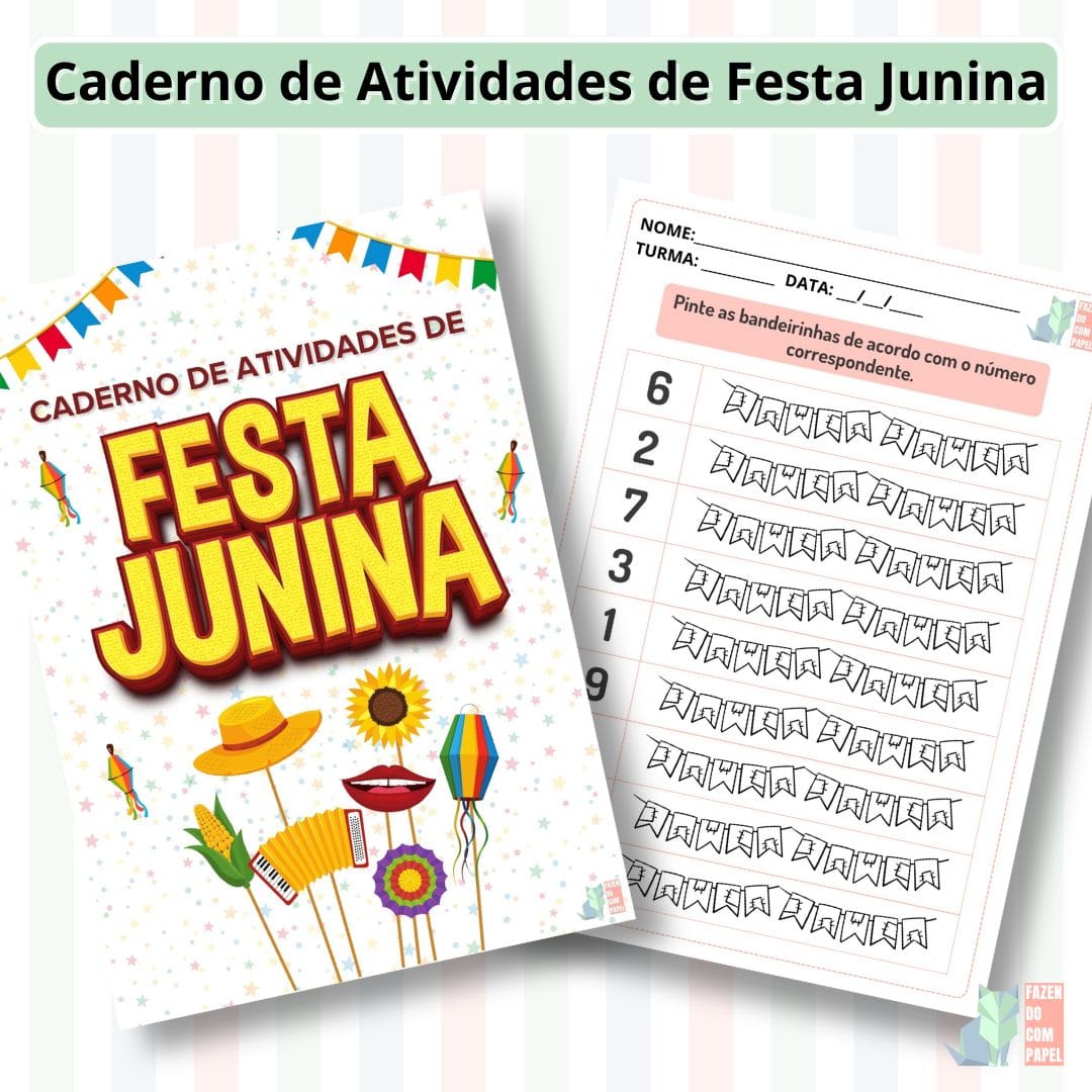 Caderno de Atividades de Festa Junina