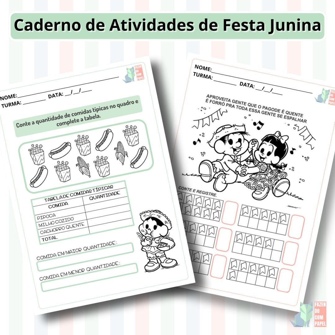 Caderno de Atividades de Festa Junina - Imagem 3