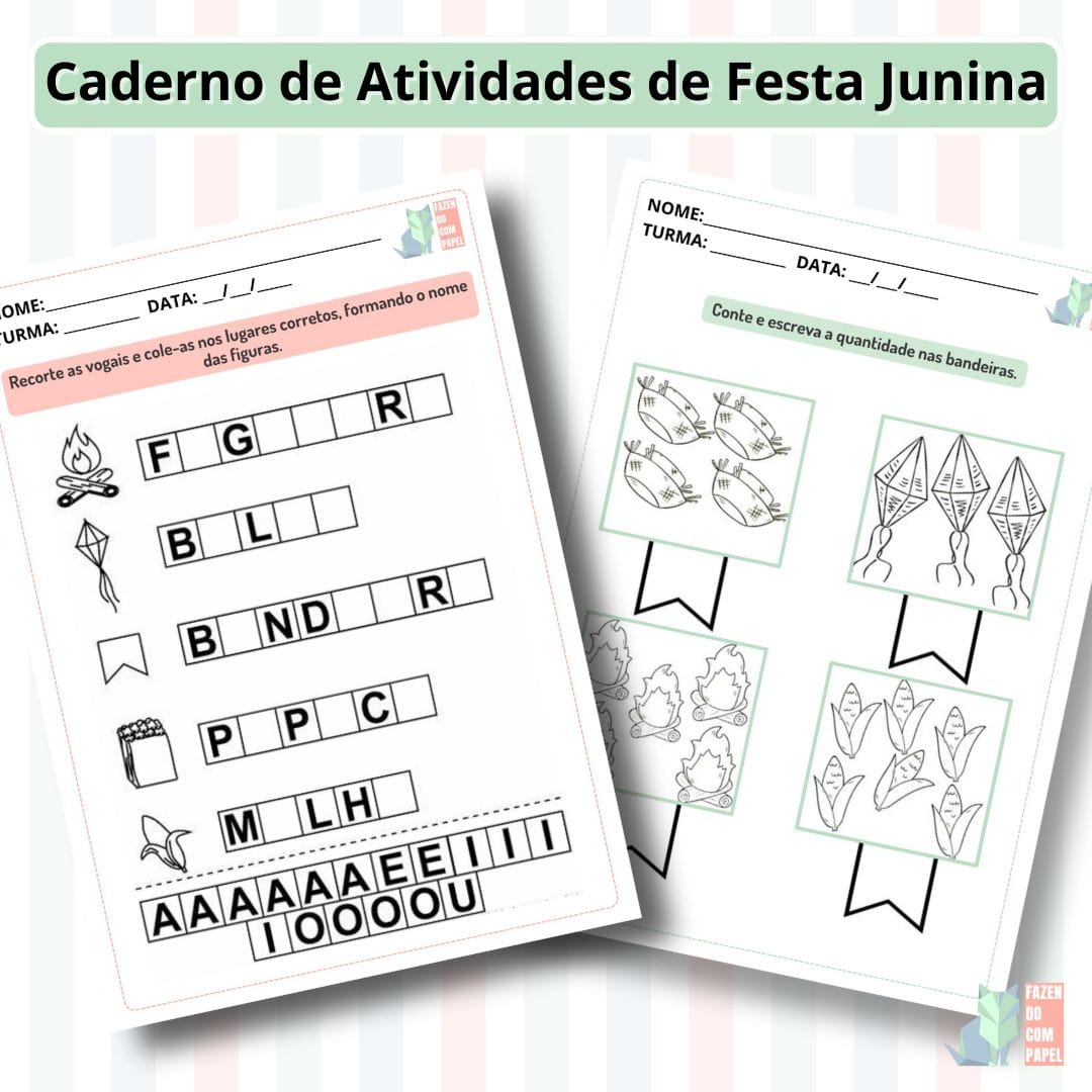 Caderno de Atividades de Festa Junina - Imagem 5