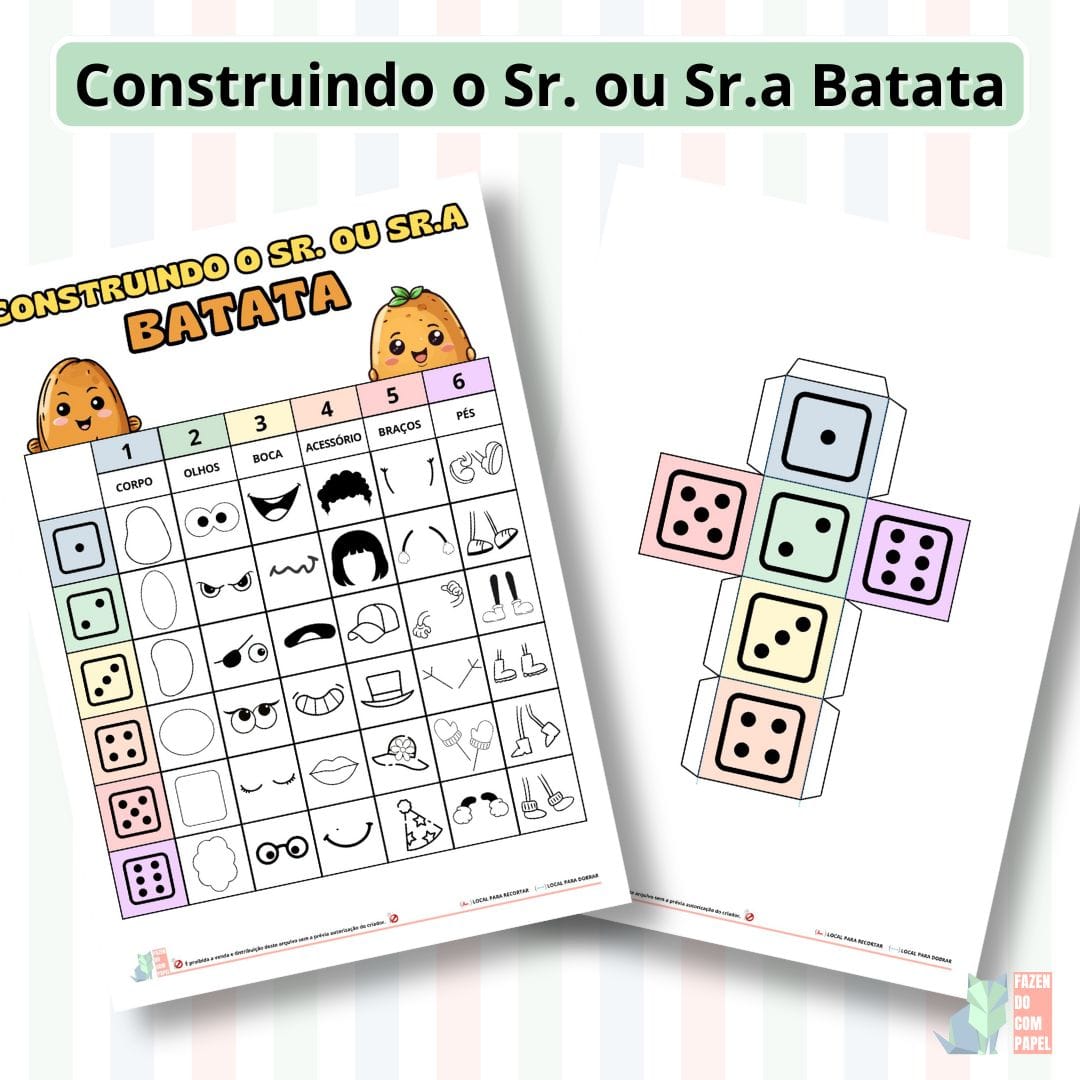Construindo o Sr. ou Sr.a Batata - Imagem 3
