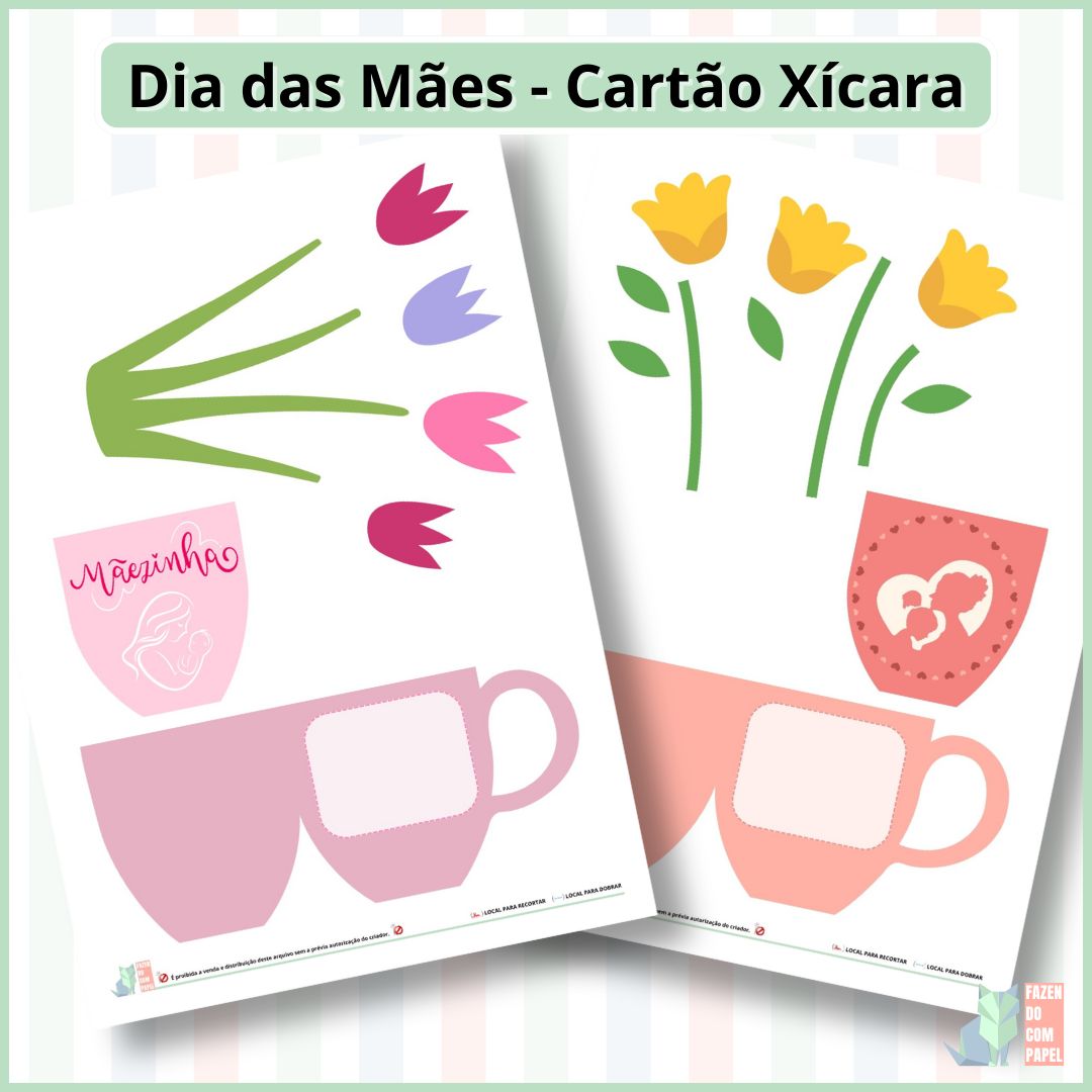 Dia das Mães - Cartão Xícara - Imagem 4