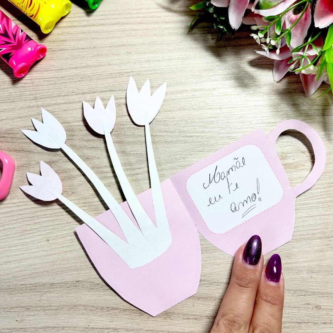 Dia das Mães - Cartão Xícara - Imagem 5