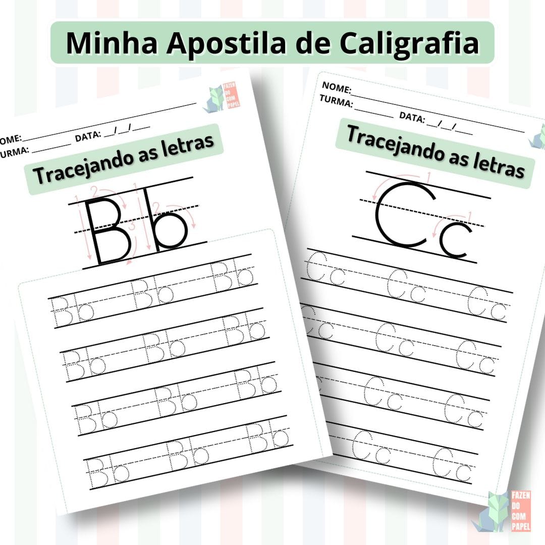 Minha Apostila de Caligrafia - Imagem 3