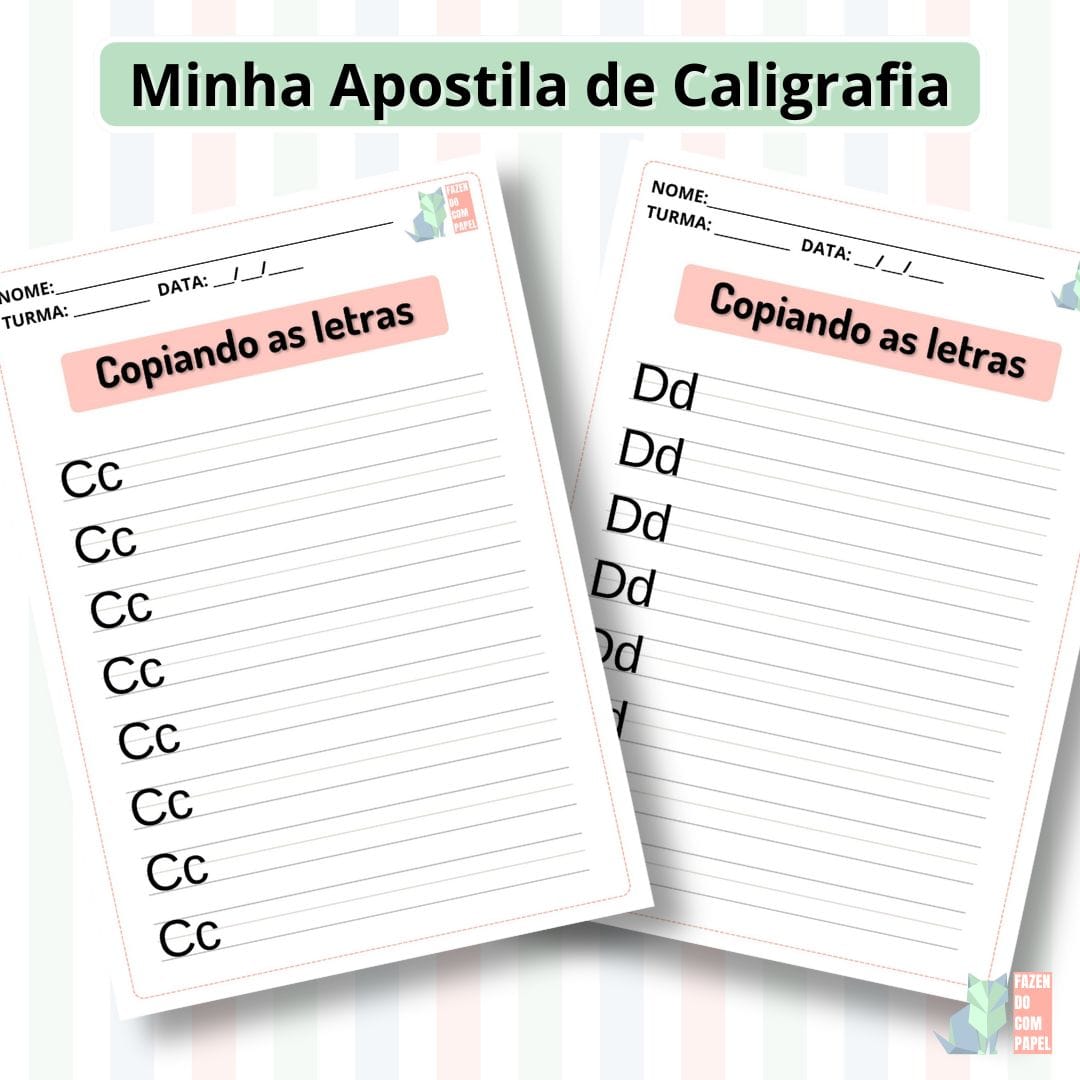 Minha Apostila de Caligrafia - Imagem 4