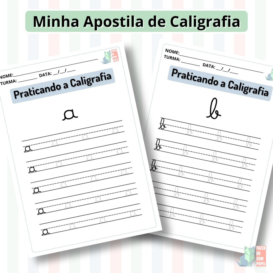 Minha Apostila de Caligrafia - Imagem 5