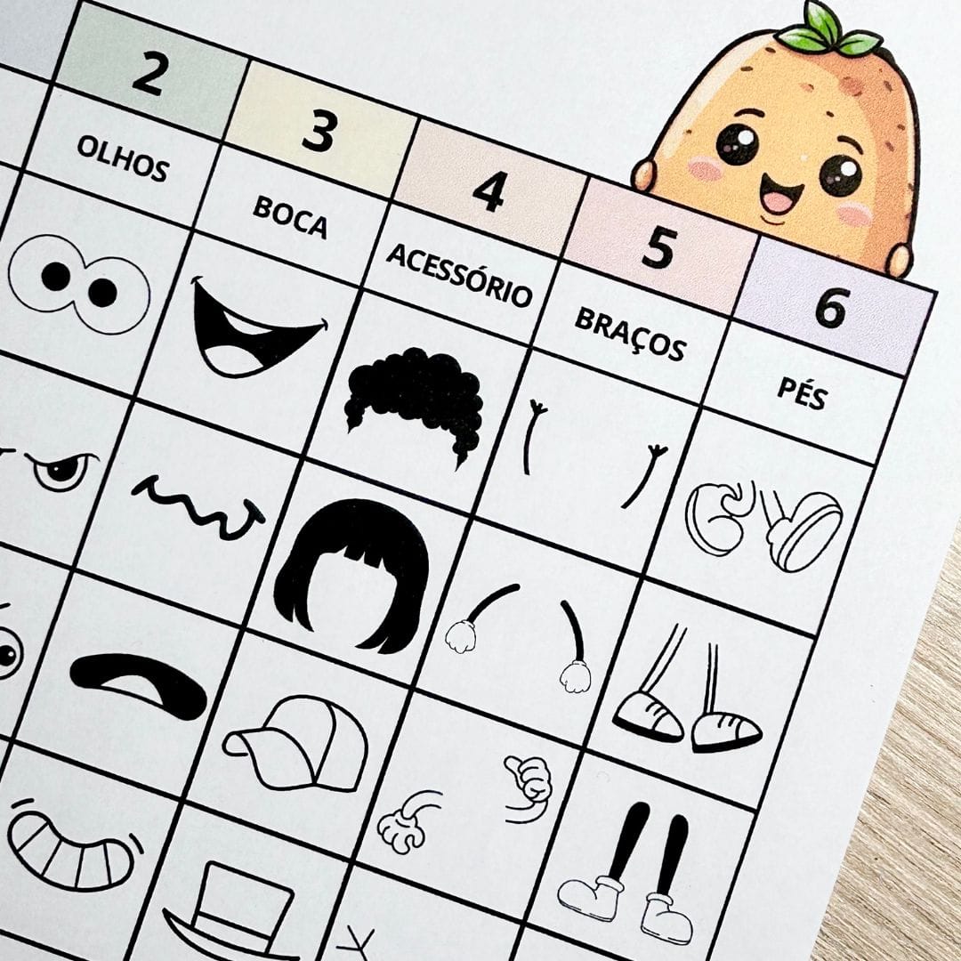 Construindo o Sr. ou Sr.a Batata - Imagem 8