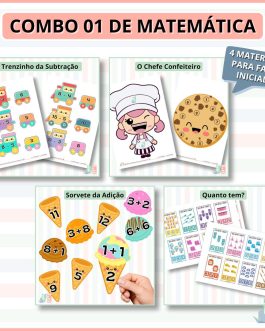 Combo 01 de Matemática