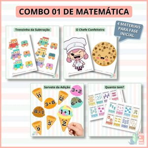 Combo 01 de Matemática
