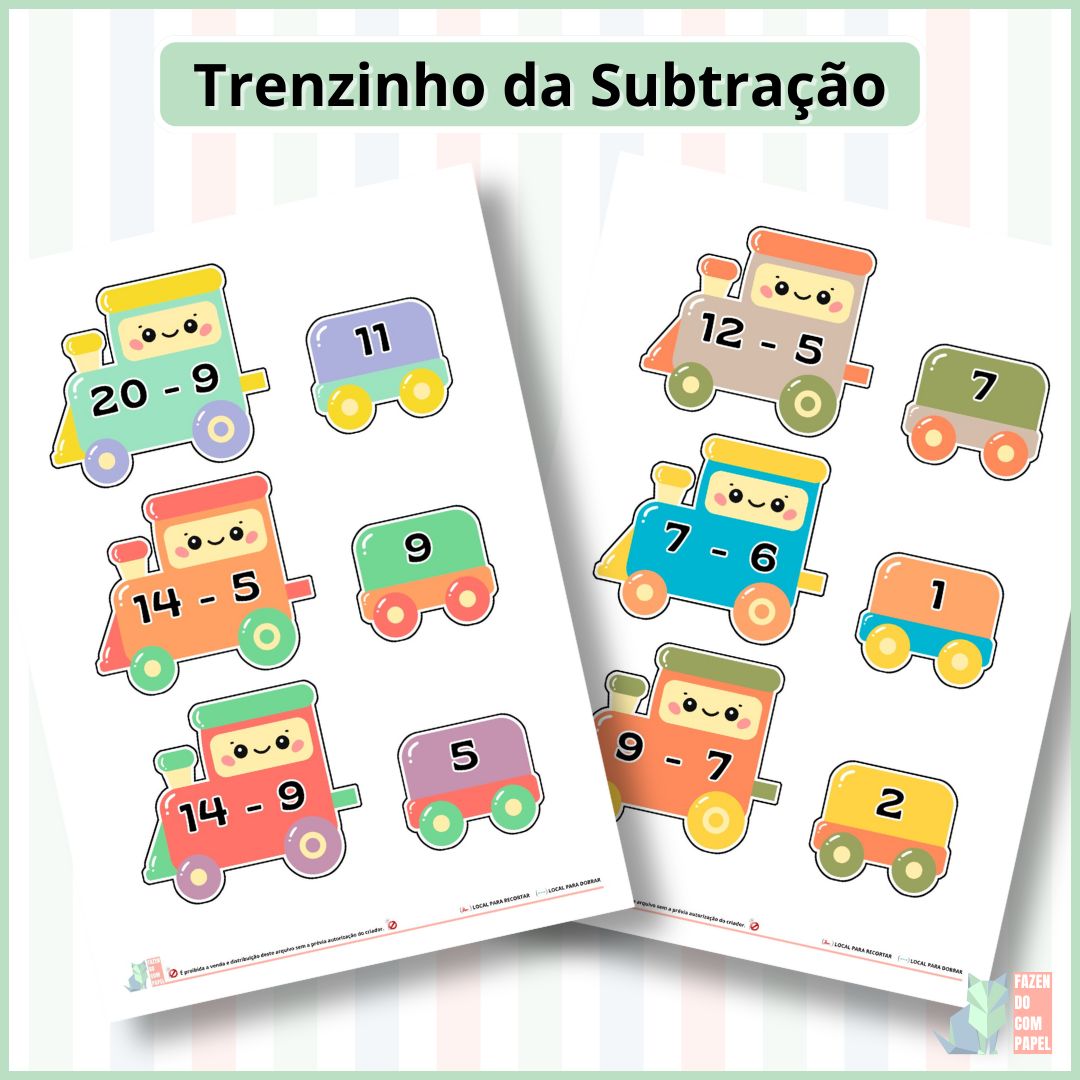 Trenzinho da Subtração - Imagem 4