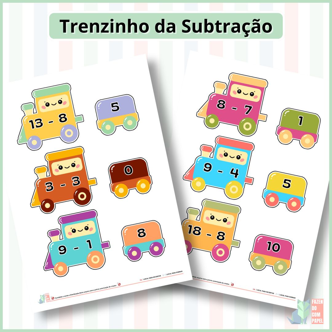 Trenzinho da Subtração - Imagem 5