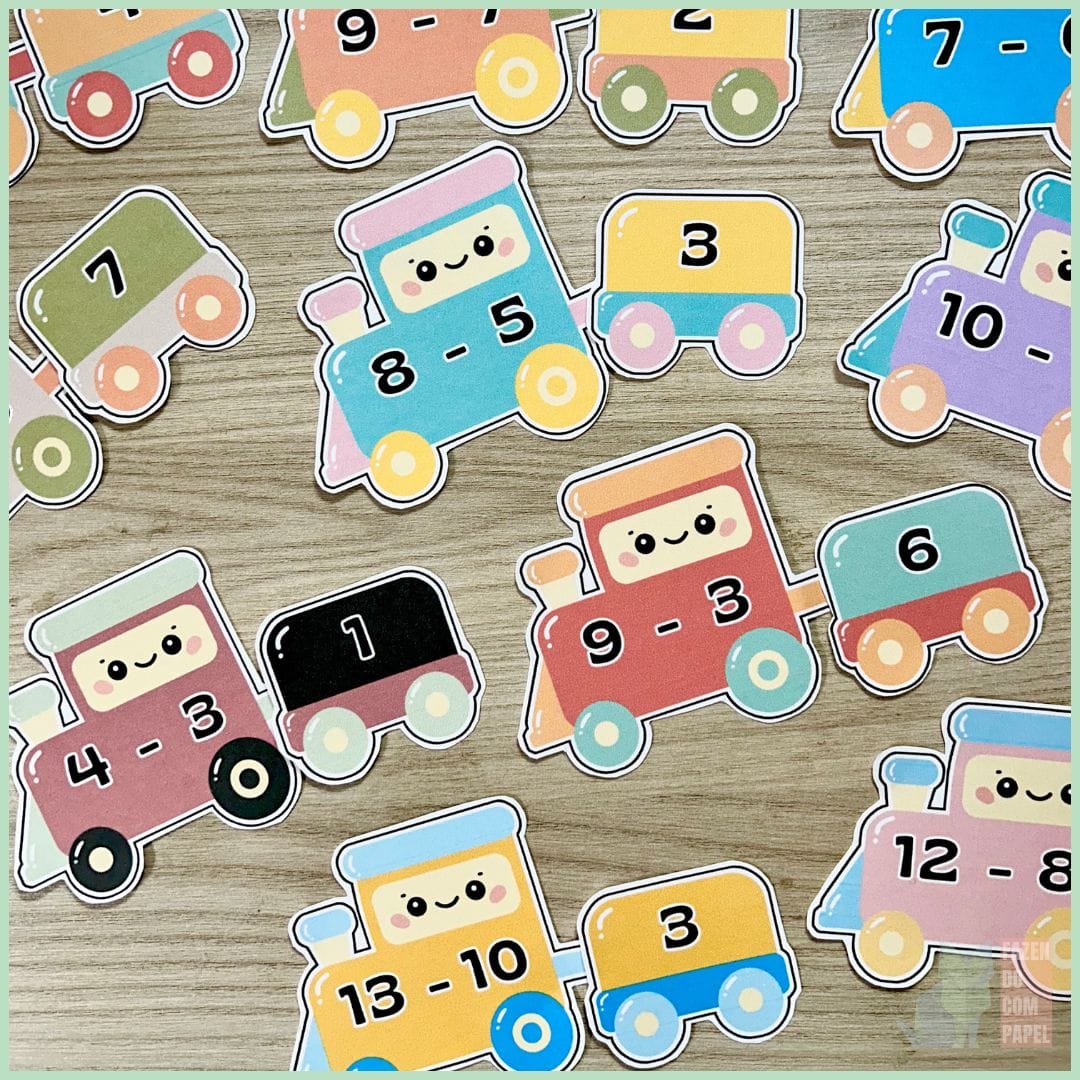 Trenzinho da Subtração