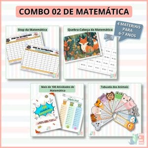 Combo 02 de Matemática