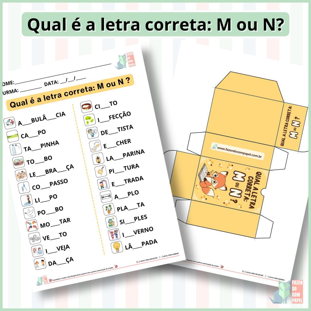 Qual é a letra correta: M ou N? - Imagem 4