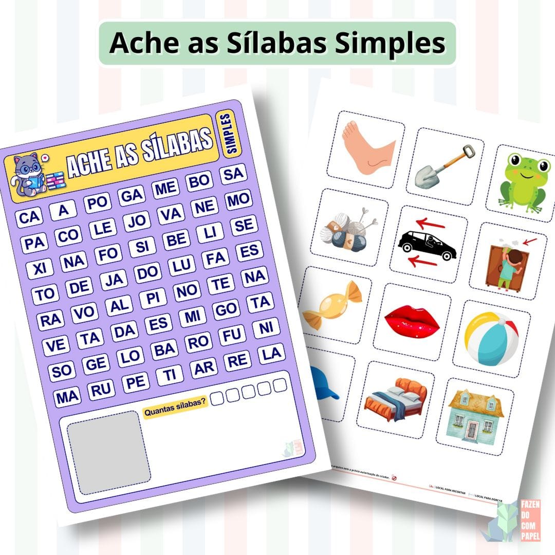 Ache as Sílabas Simples - Imagem 3