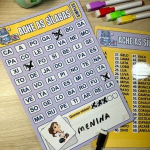 Ache as Sílabas Simples