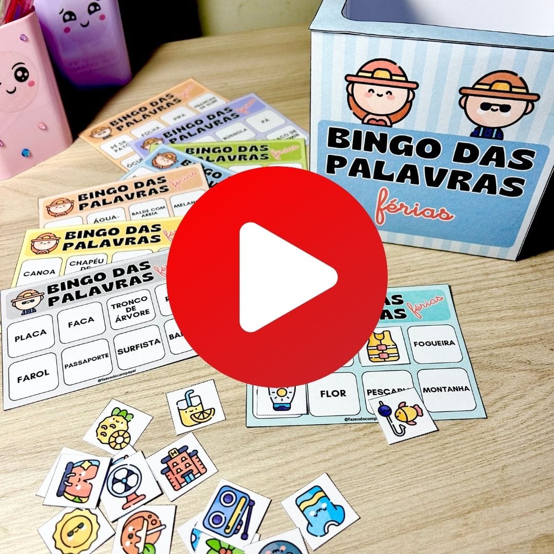 Bingo das Palavras - Férias - Imagem 2