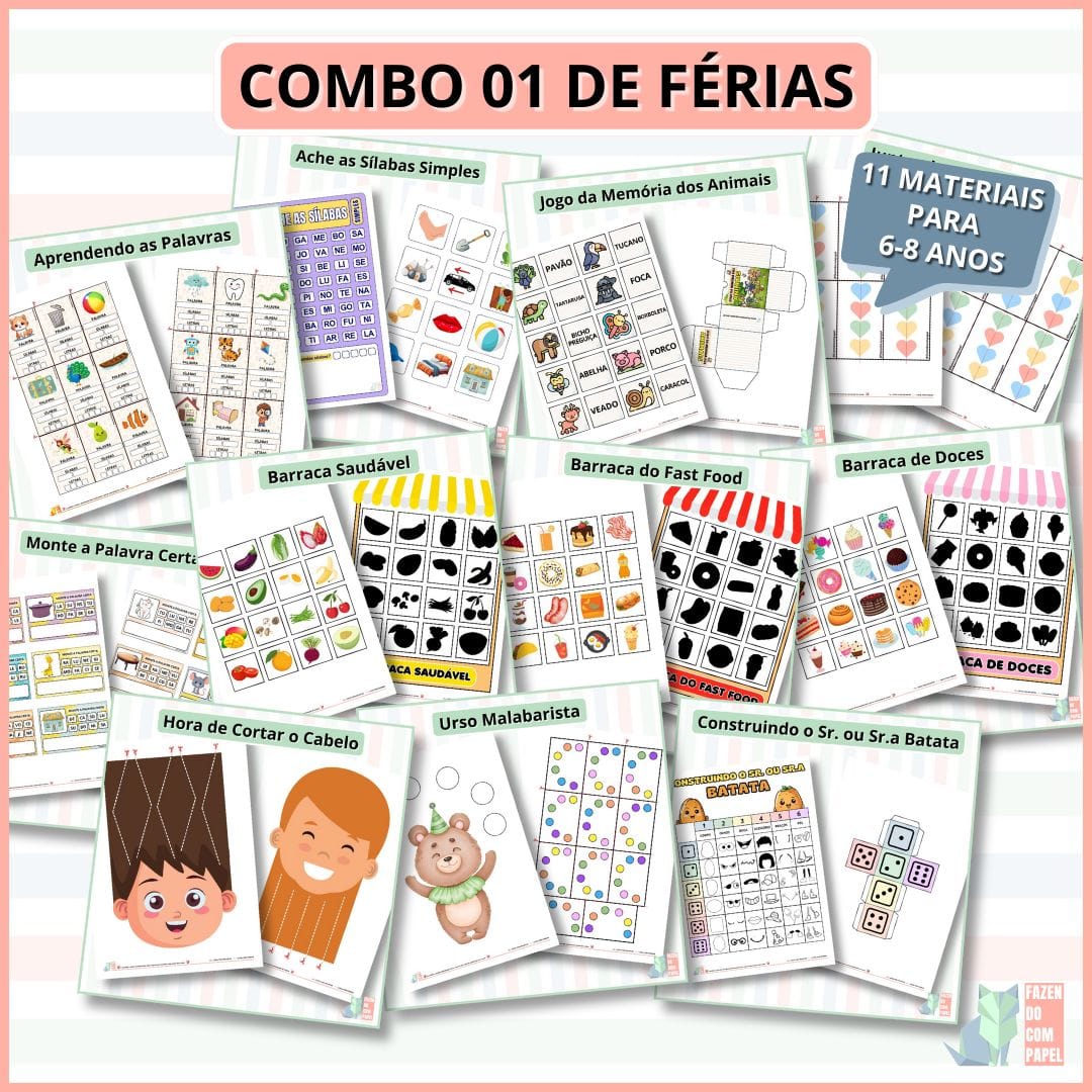 Combo 01 de Férias