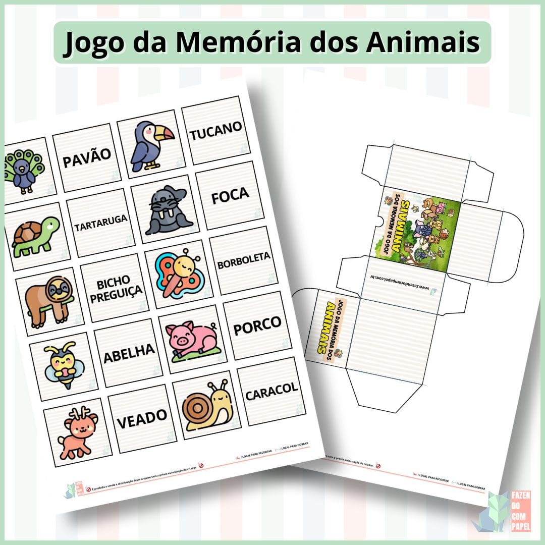 Jogo da Memória dos Animais - Imagem 5