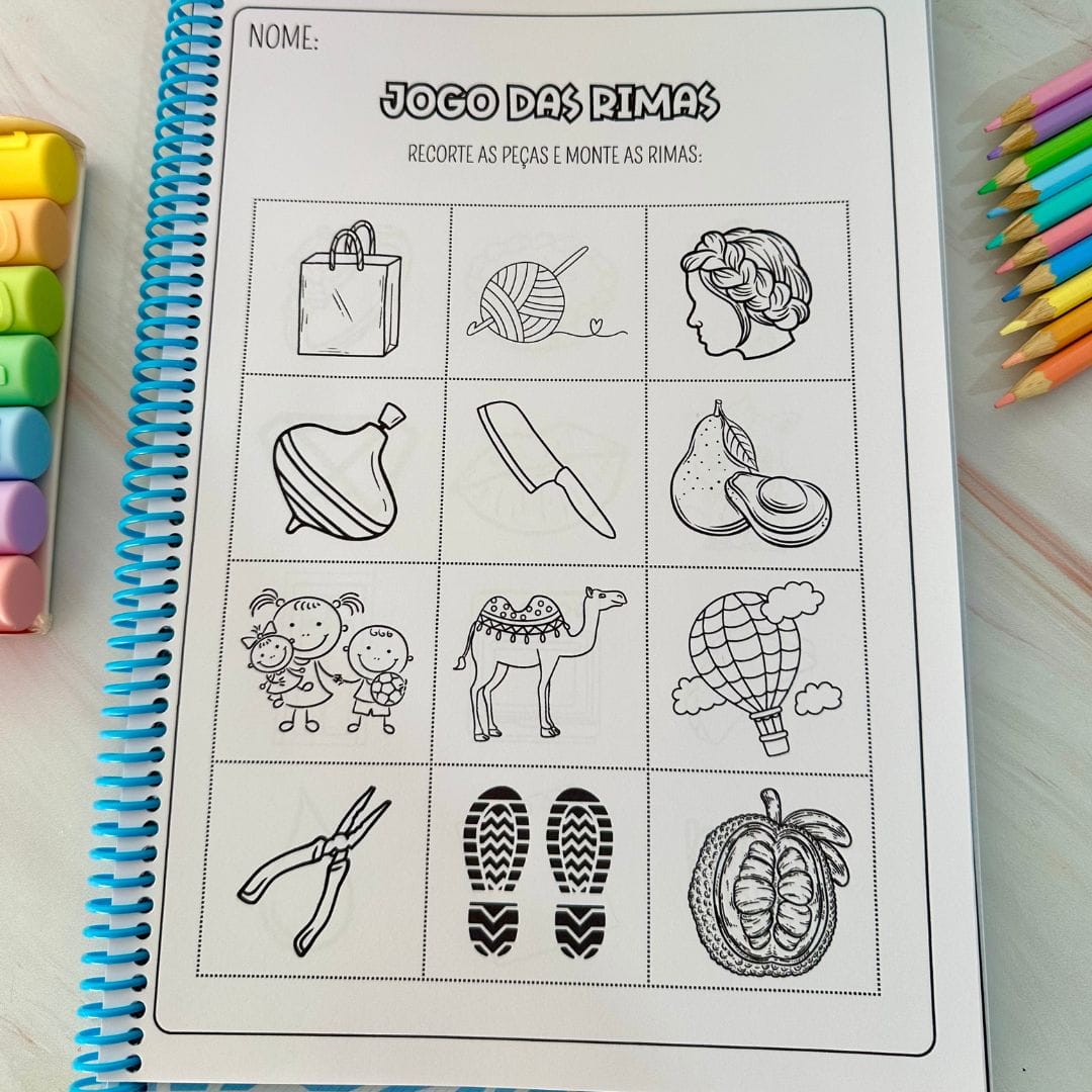 Apostila Trabalhando Com As Rimas Fazendo Com Papel