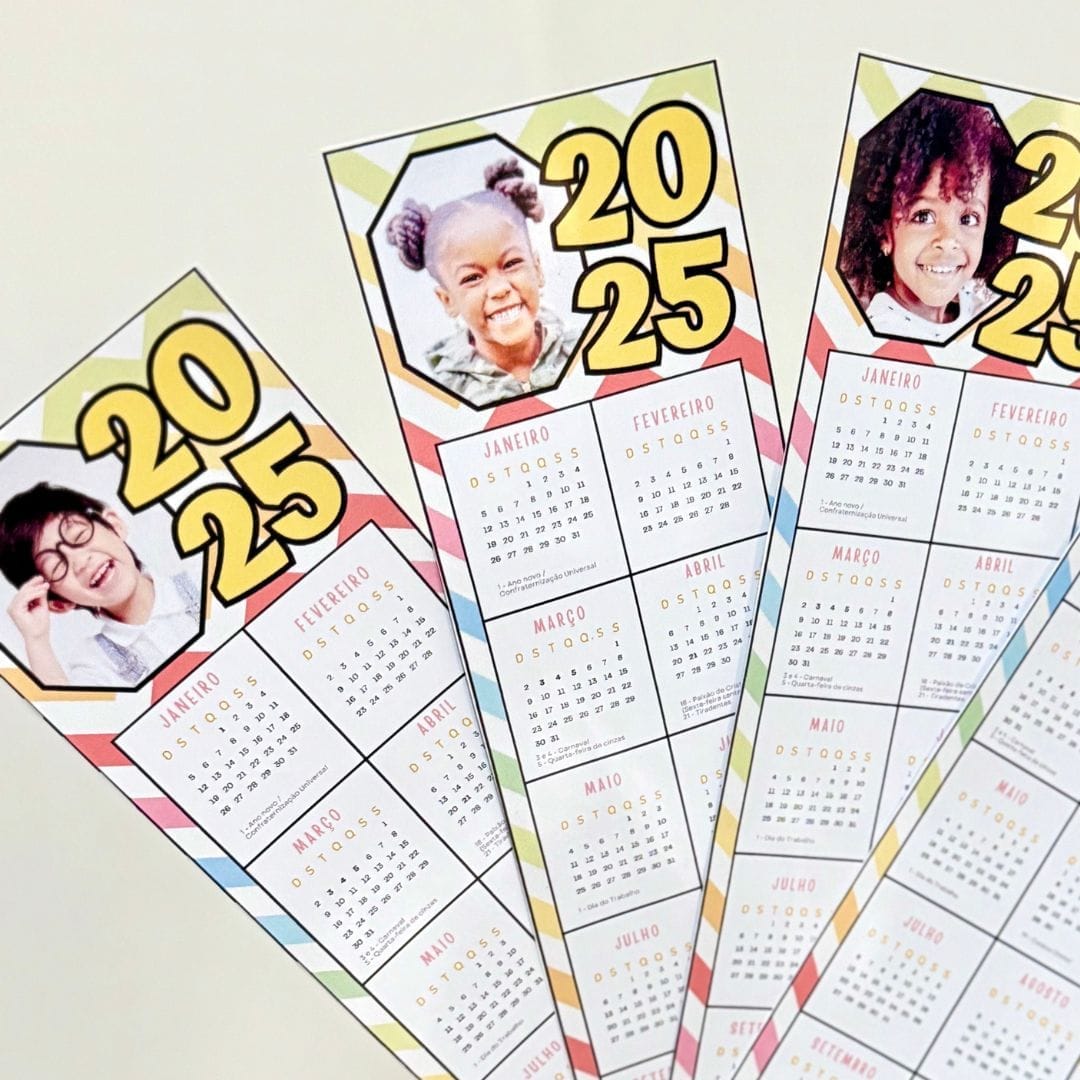 Calendário Marca Páginas 2025 - Imagem 3