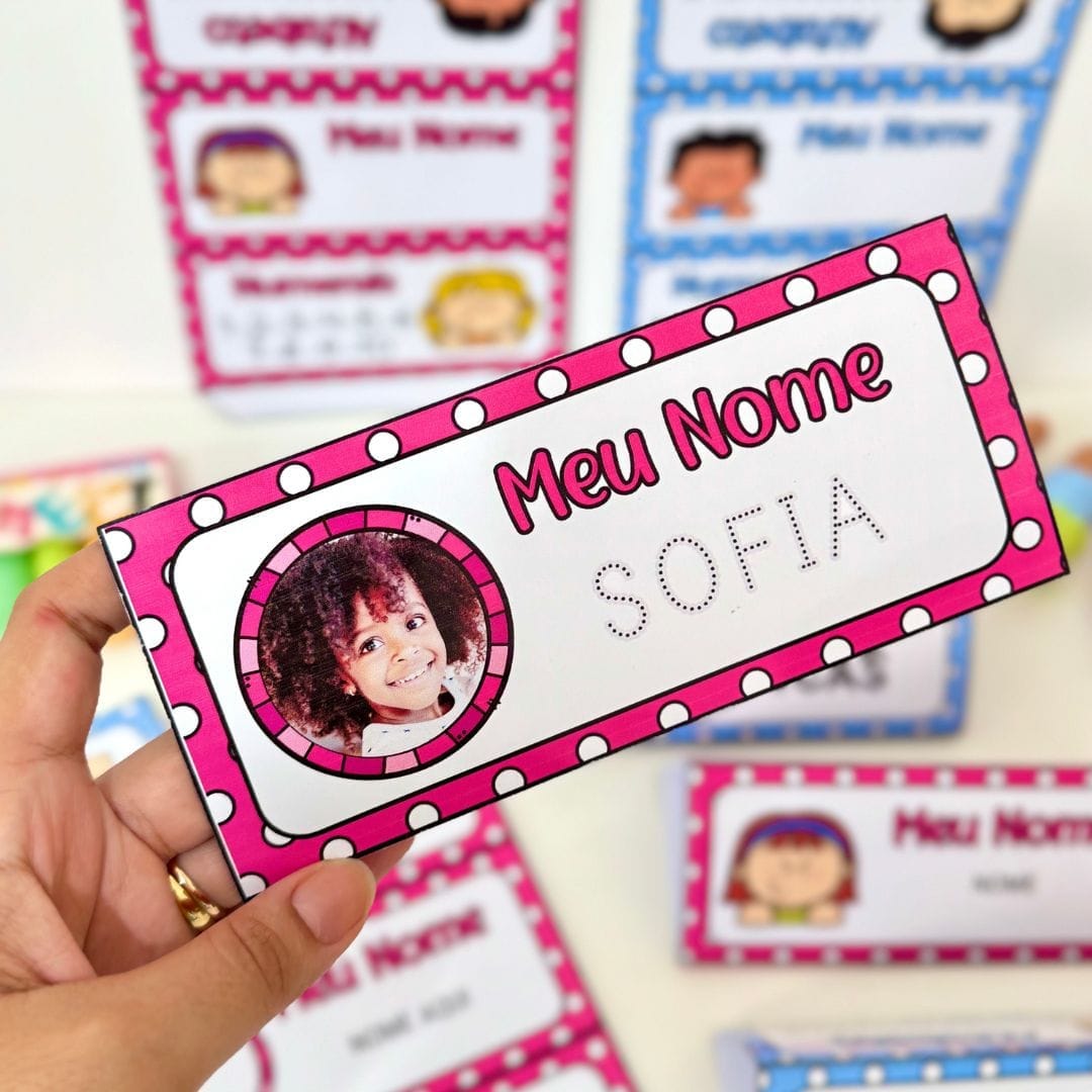 Crachá de Mesa Editável - Imagem 4