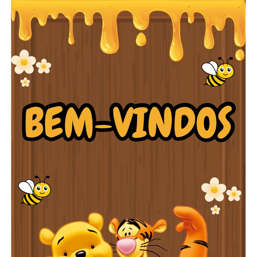 Painel de Porta Ursinho Pooh - Imagem 3