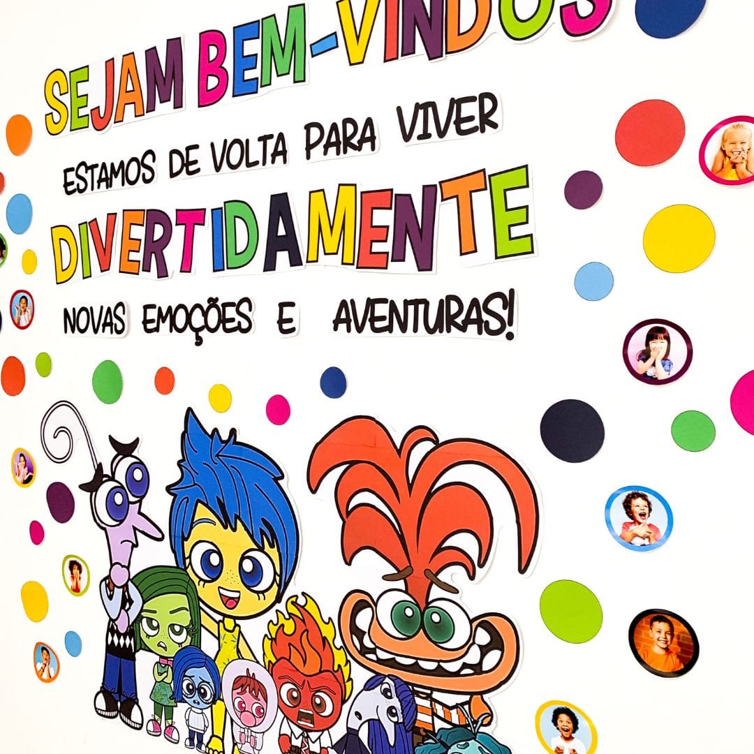 Painel de Volta às Aulas Divertidamente - Imagem 2