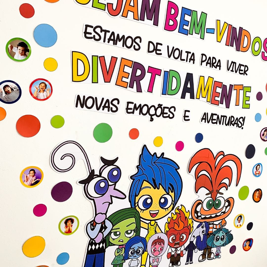 Painel de Volta às Aulas Divertidamente - Imagem 3