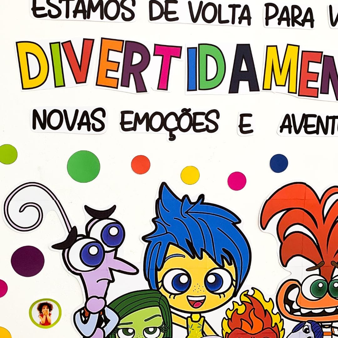 Painel de Volta às Aulas Divertidamente - Imagem 4