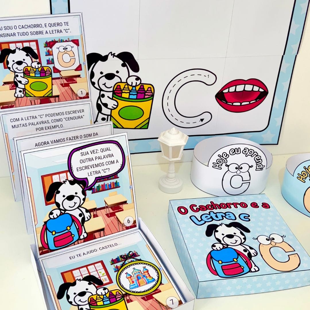 História e Cartaz Letra C - Imagem 7