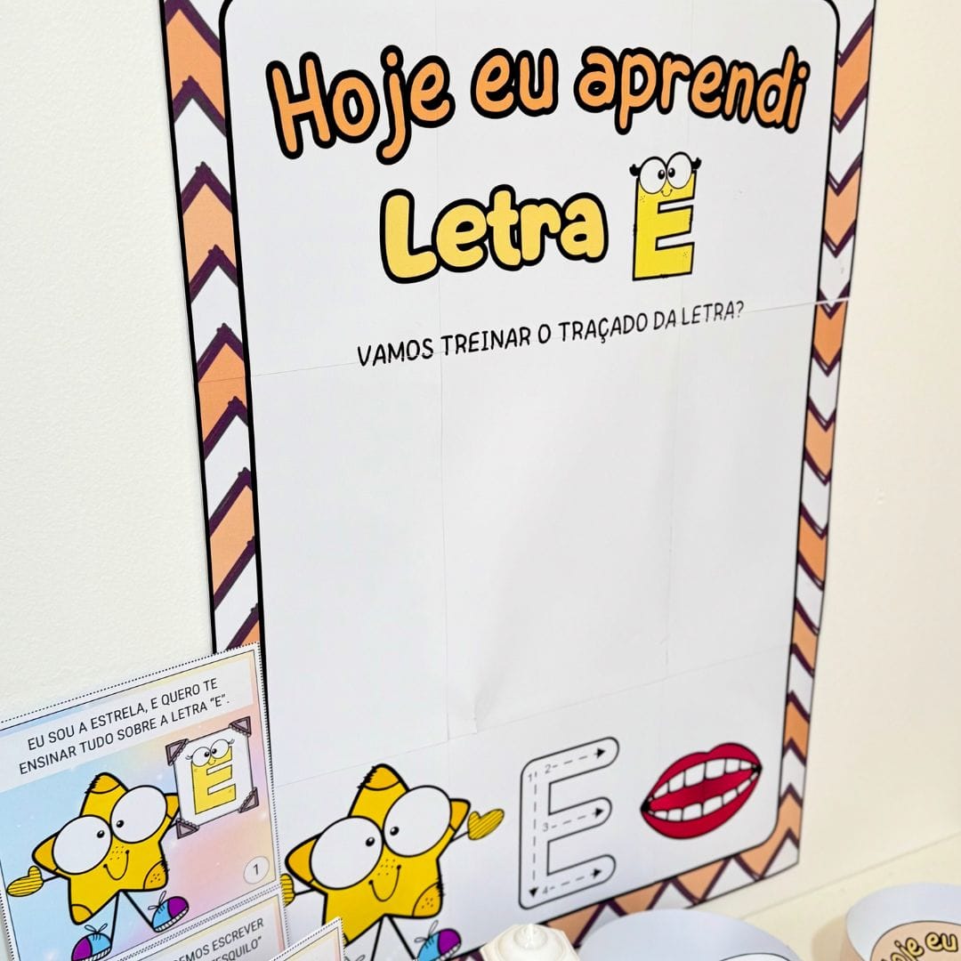 História e Cartaz Letra E - Imagem 6