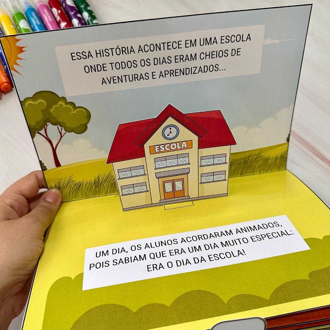 Livro 3D Dia da Escola - Imagem 2