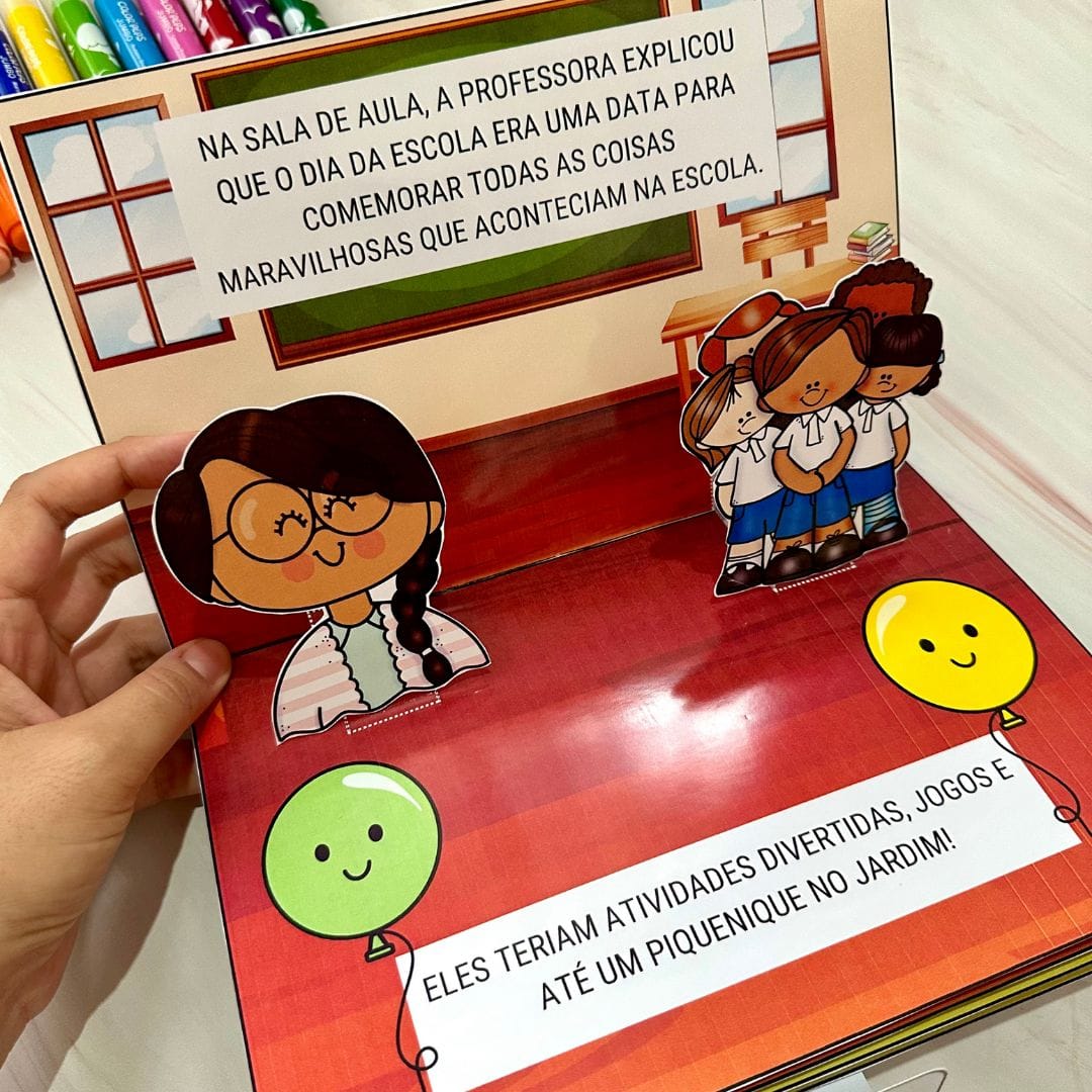 Livro 3D Dia da Escola - Imagem 3