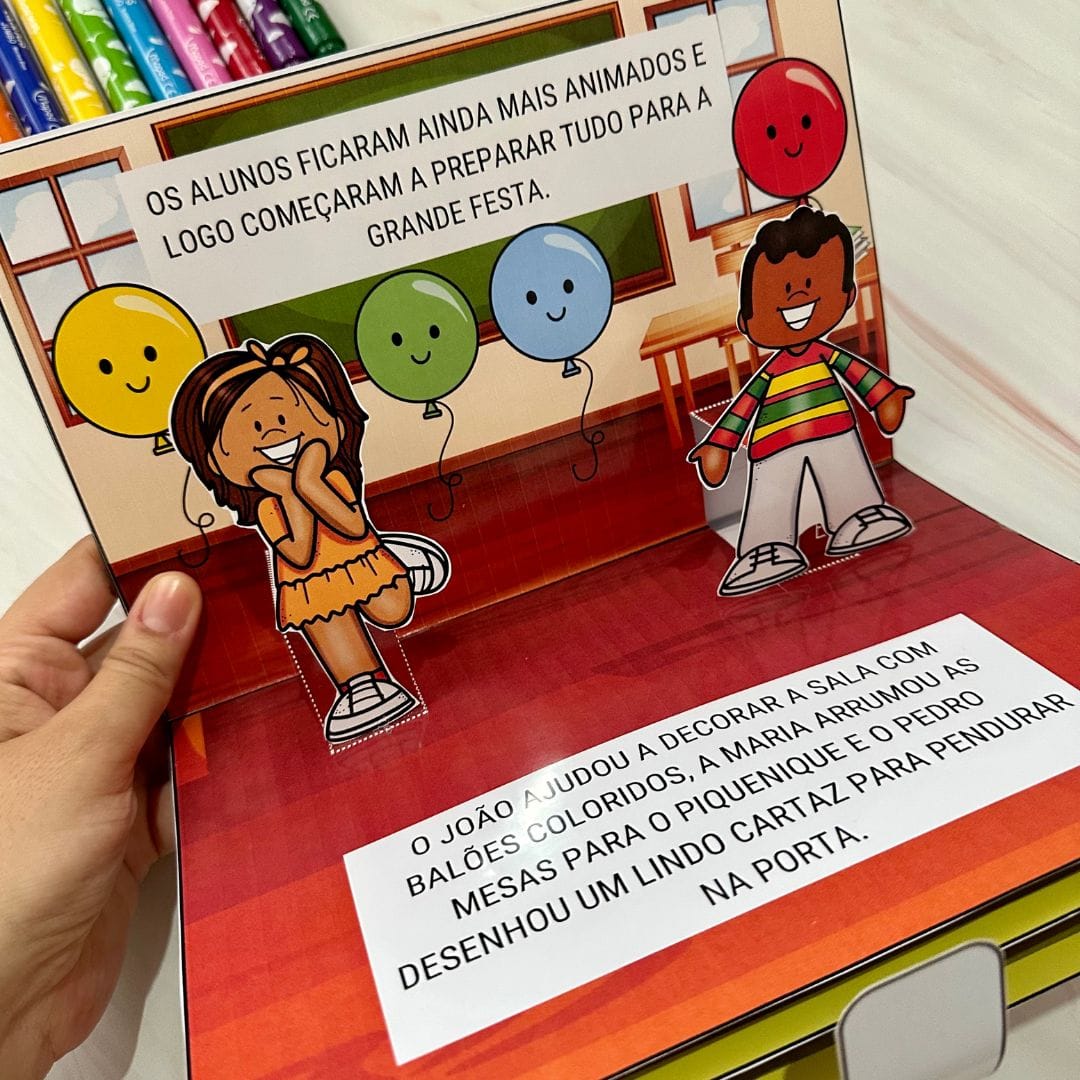 Livro 3D Dia da Escola - Imagem 4