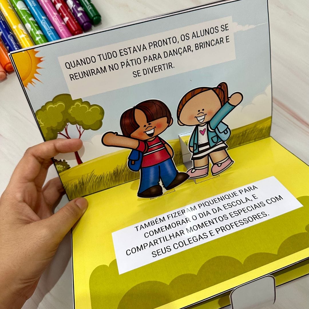 Livro 3D Dia da Escola - Imagem 5