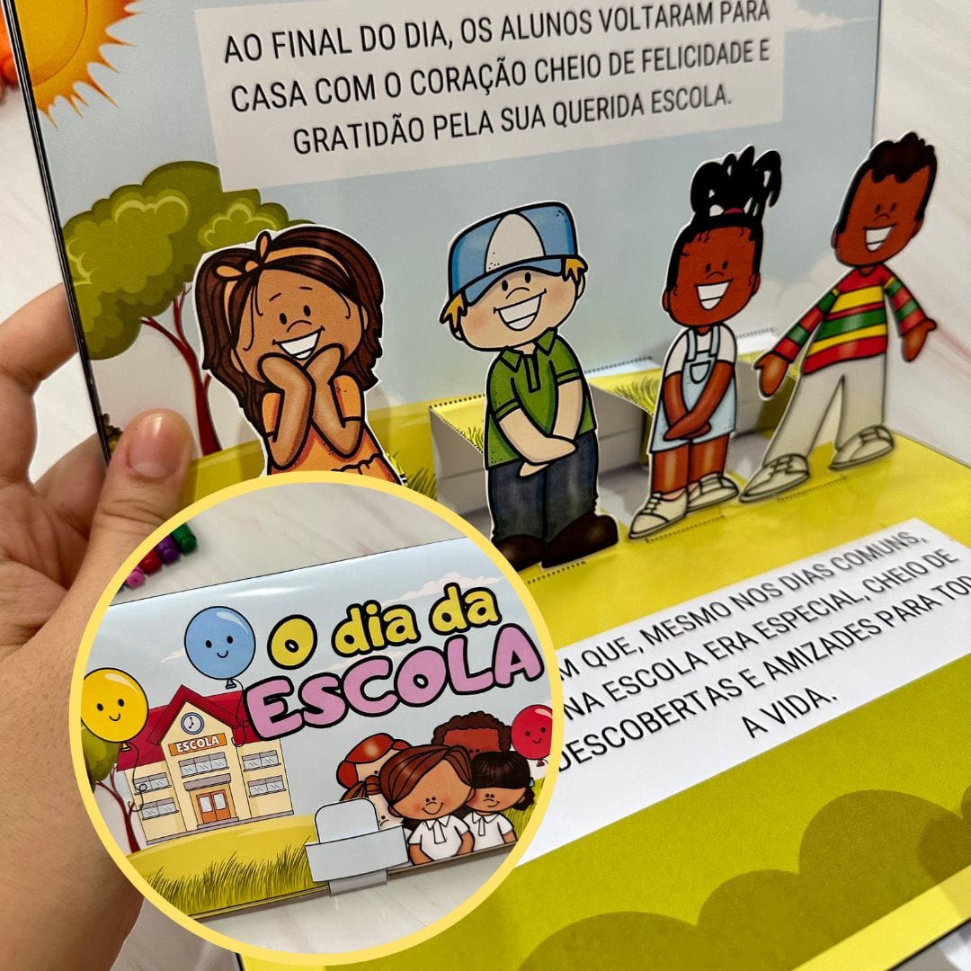 Livro 3D Dia da Escola - Imagem 8