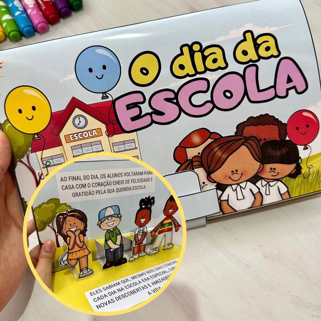 Livro 3D Dia da Escola - Imagem 9