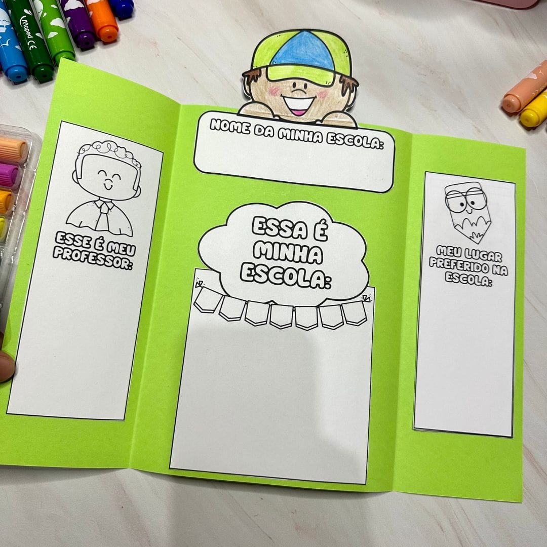 Lapbook minha Escola - Imagem 9