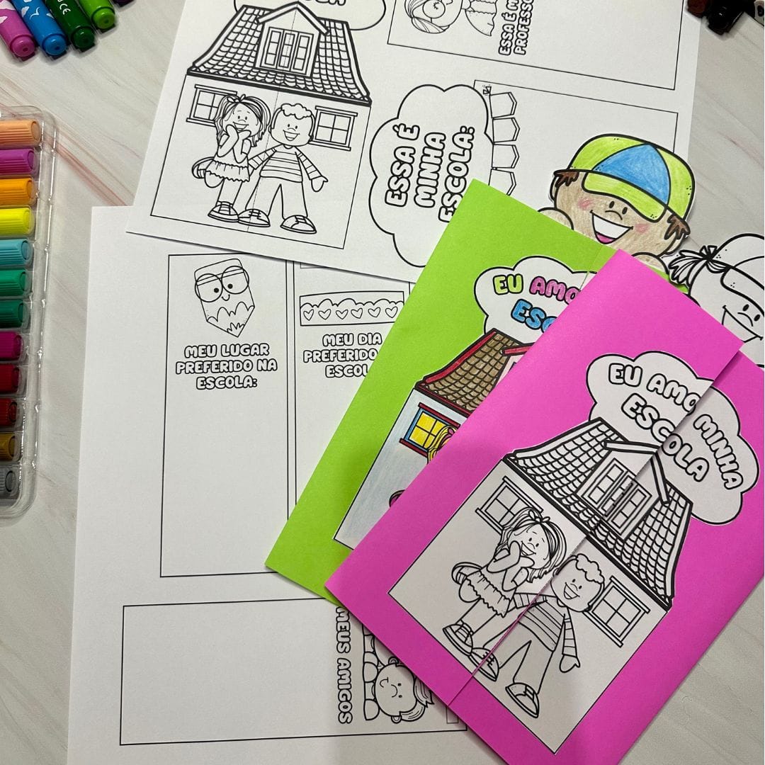 Lapbook minha Escola - Imagem 10