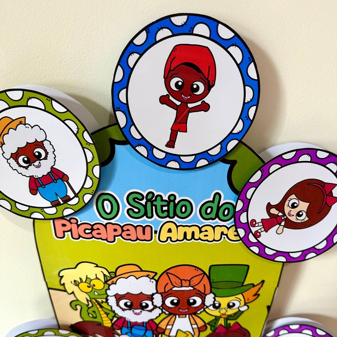 Luva - Personagens O Sítio do Pica-Pau Amarelo - Imagem 5