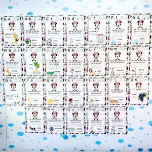 Silabário Simples de Parede Minnie
