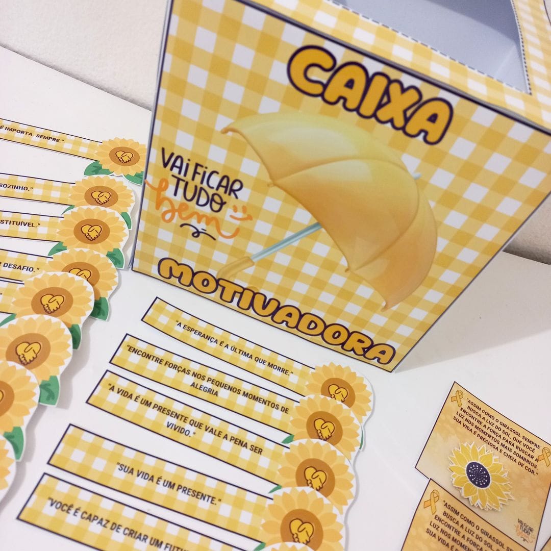 Caixa Motivadora e Painel - Setembro Amarelo - Imagem 3