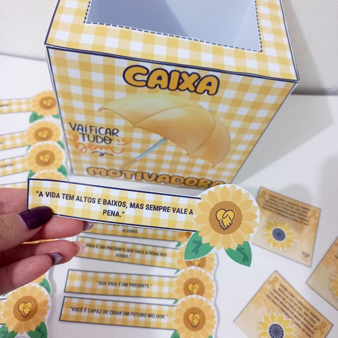 Caixa Motivadora e Painel - Setembro Amarelo - Imagem 6