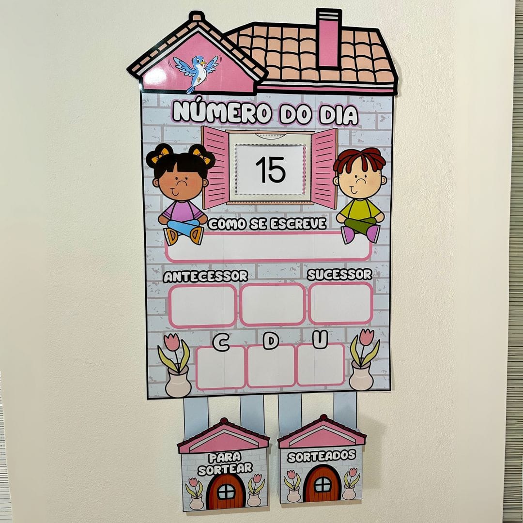 Cartaz Número do Dia