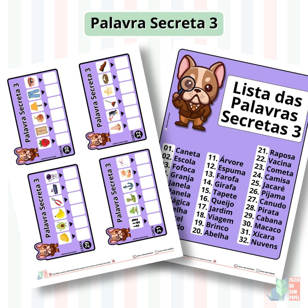 Combo 2 da Palavra Secreta - Imagem 8