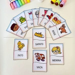 Quebra-Cabeça Palavras de Sílabas Simples