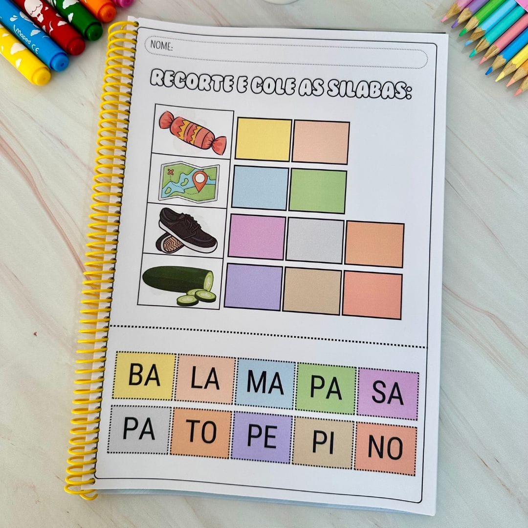 Recorte e Cole as Sílabas - Imagem 2