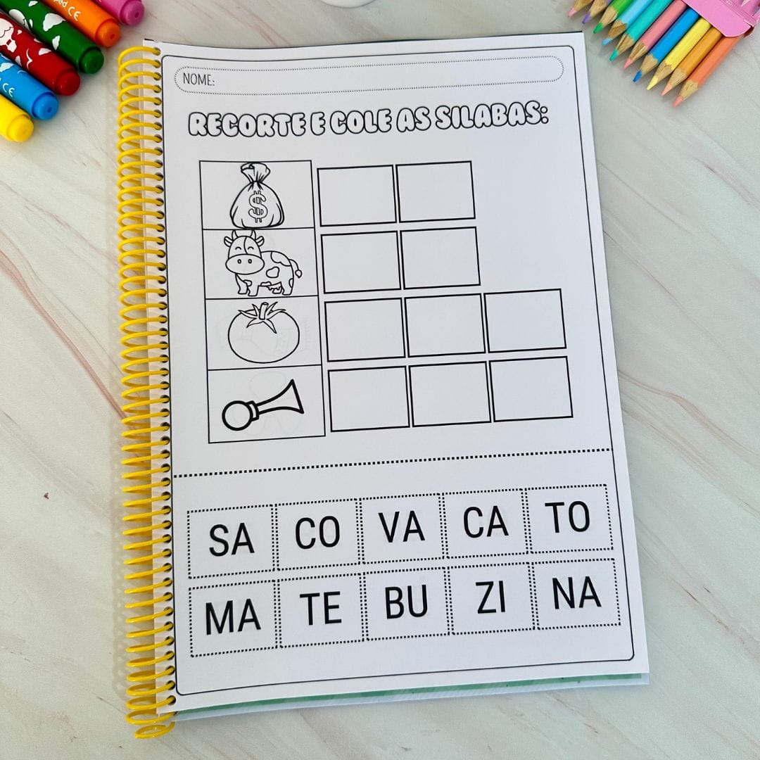 Recorte e Cole as Sílabas - Imagem 3