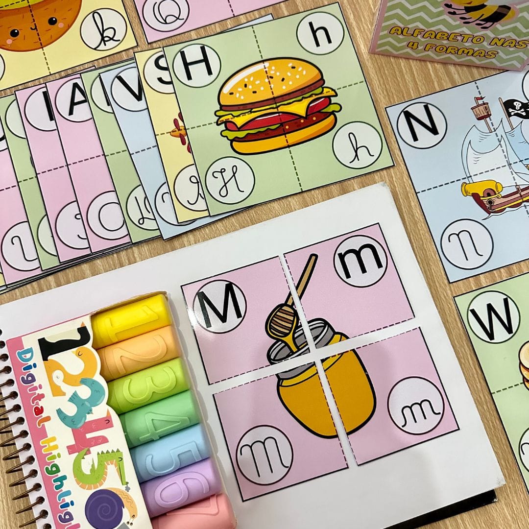 Alfabeto nas 4 Formas