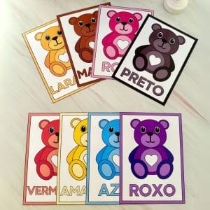 Cards Cores Ursinhos